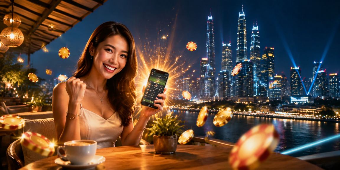 Paparan antara muka odds perlawanan pada peranti mudah alih di Kuala Lumpur