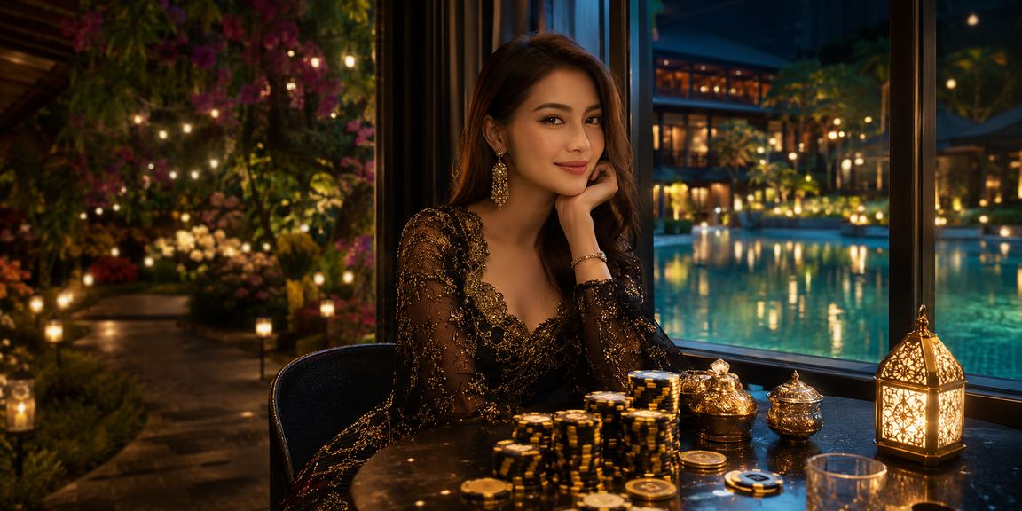 Suasana permainan kasino roulette dalam talian sempena Hari Raya di Malaysia melalui 606
