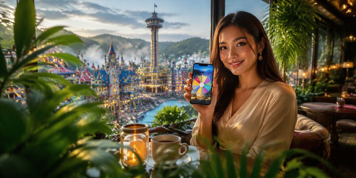 Pengguna Malaysia bermain roulette dalam talian di platform 606 selepas log masuk