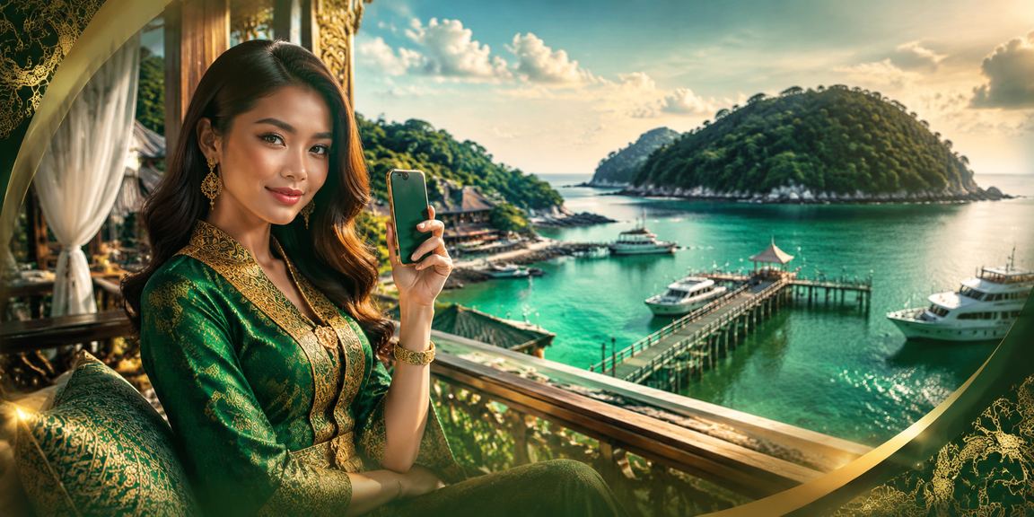 Pemain di Terengganu bermain permainan kasino popular di telefon pintar dengan suasana batik tempatan